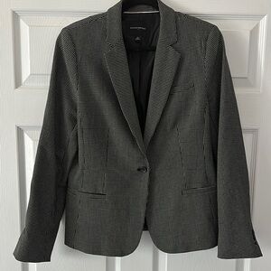 Banana Republic Black and White Blazer Modern Fit